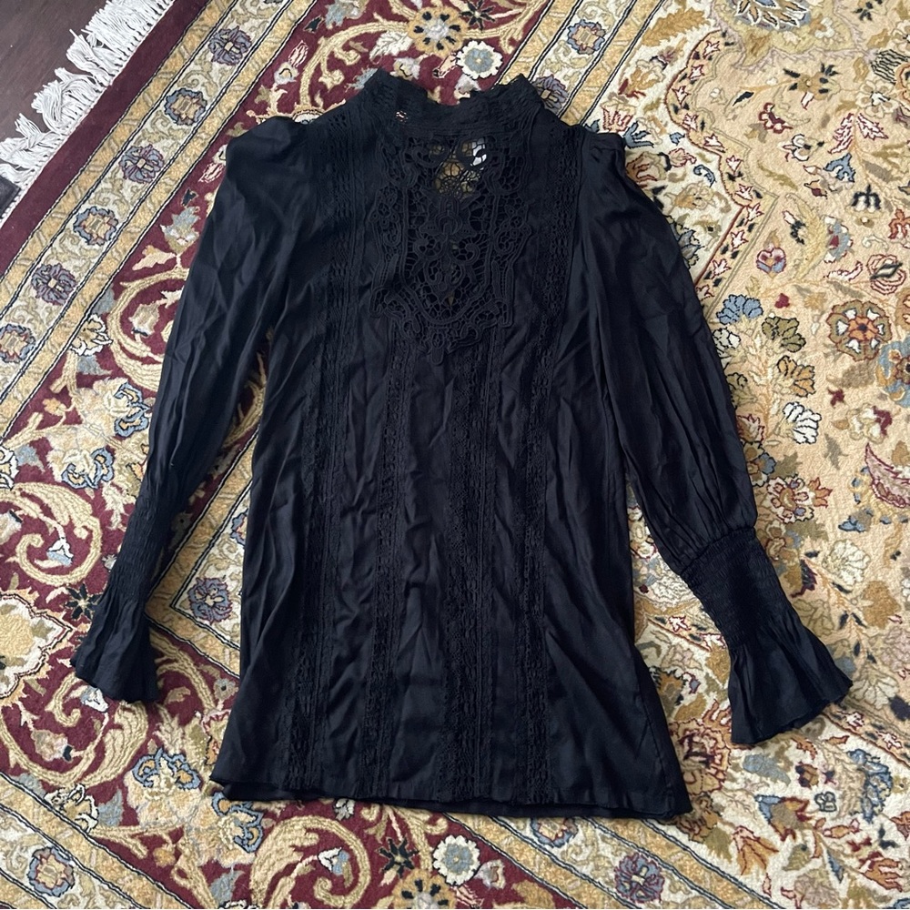 Free People Black Vienna Black Dress - Picture 2 of 7